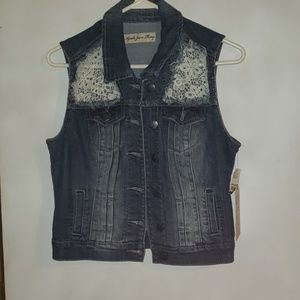 A denim vest